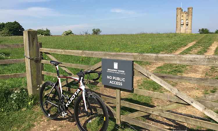haselor farm studio cycling near broadway tower and the cotswolds